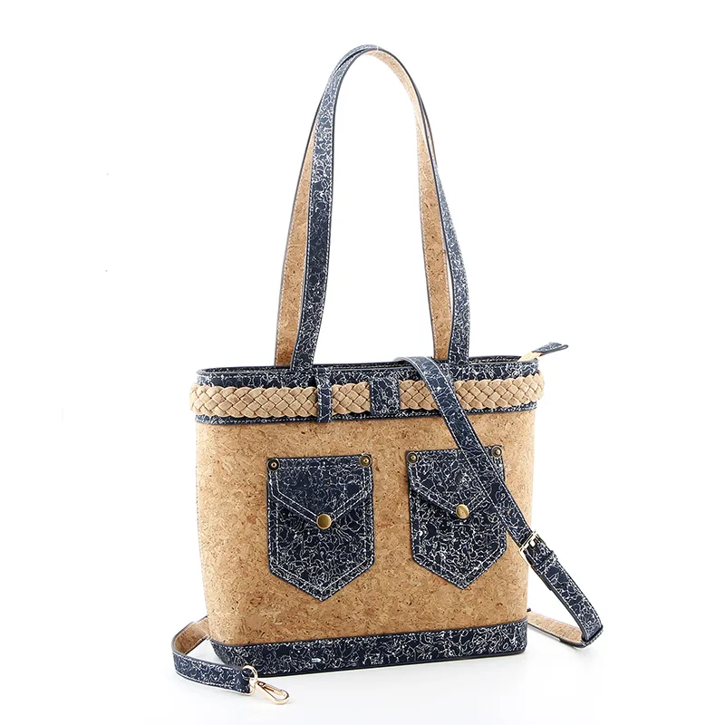 Fashion Casual Mollis Cork Humerum Bag