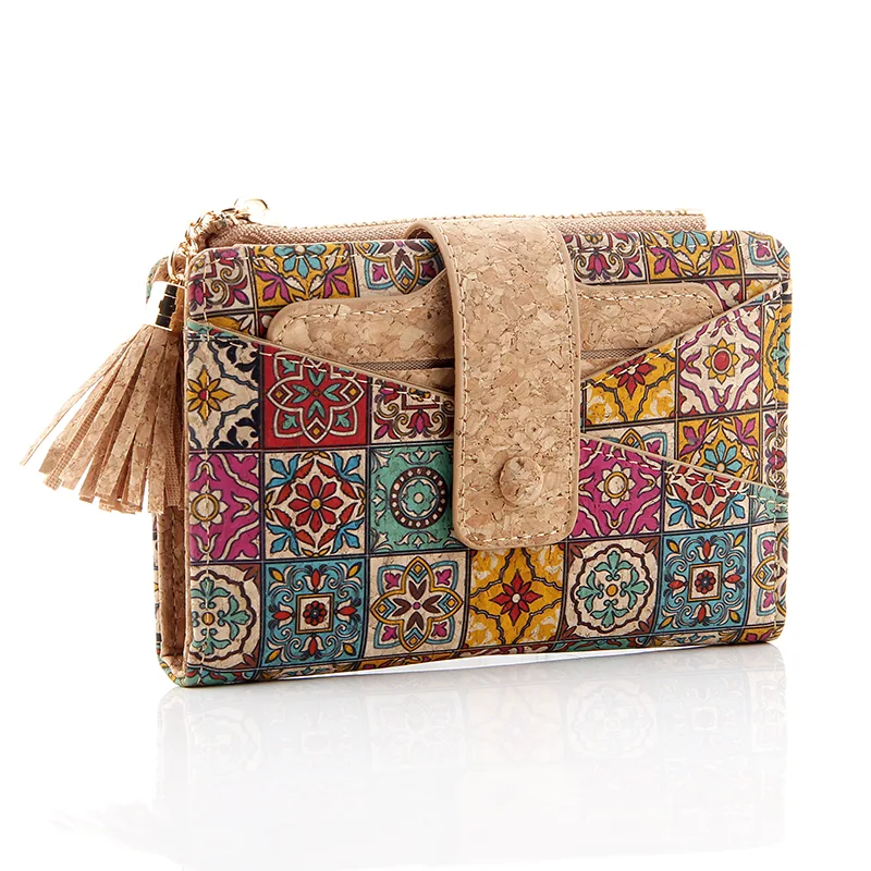 Fashion Gracili Portable Cork Wallet