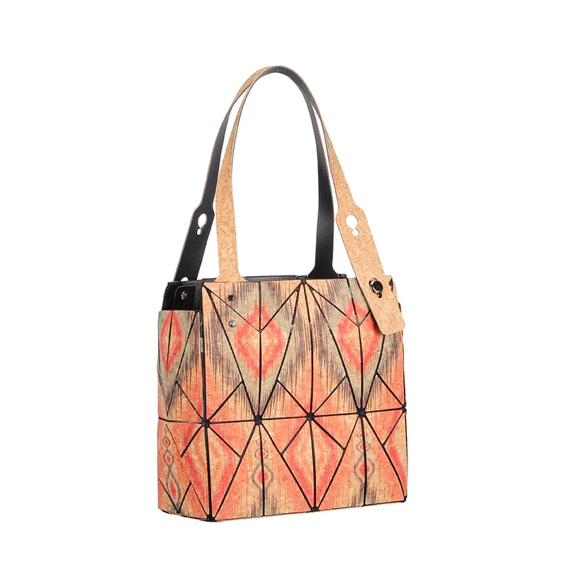 Fashion Textured Molle Cork Handbag