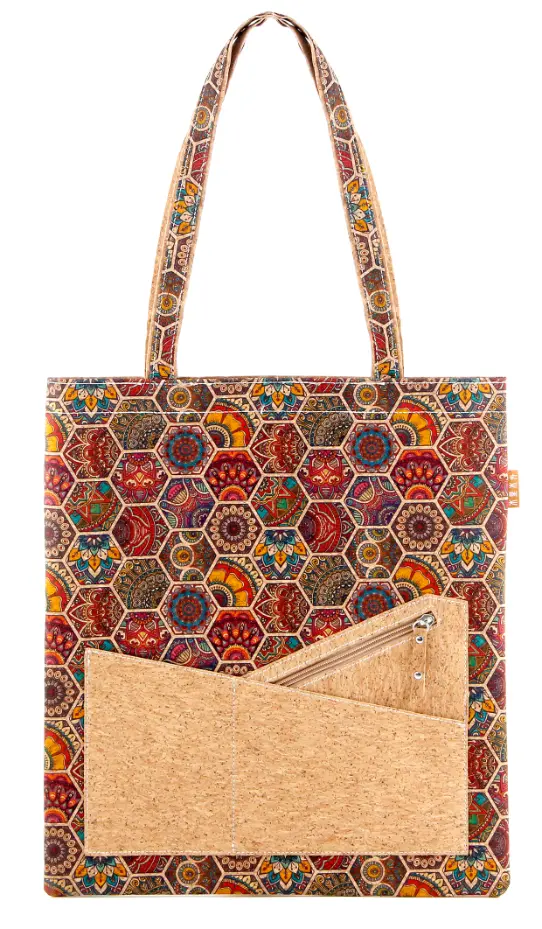 Magnae capacitatis Eco-Friendly Cork Shopping Bag