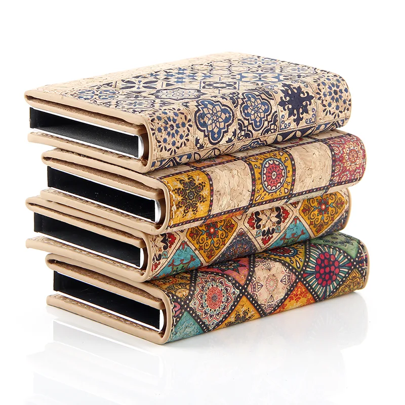 Minimal mollis Cork Card Holder
